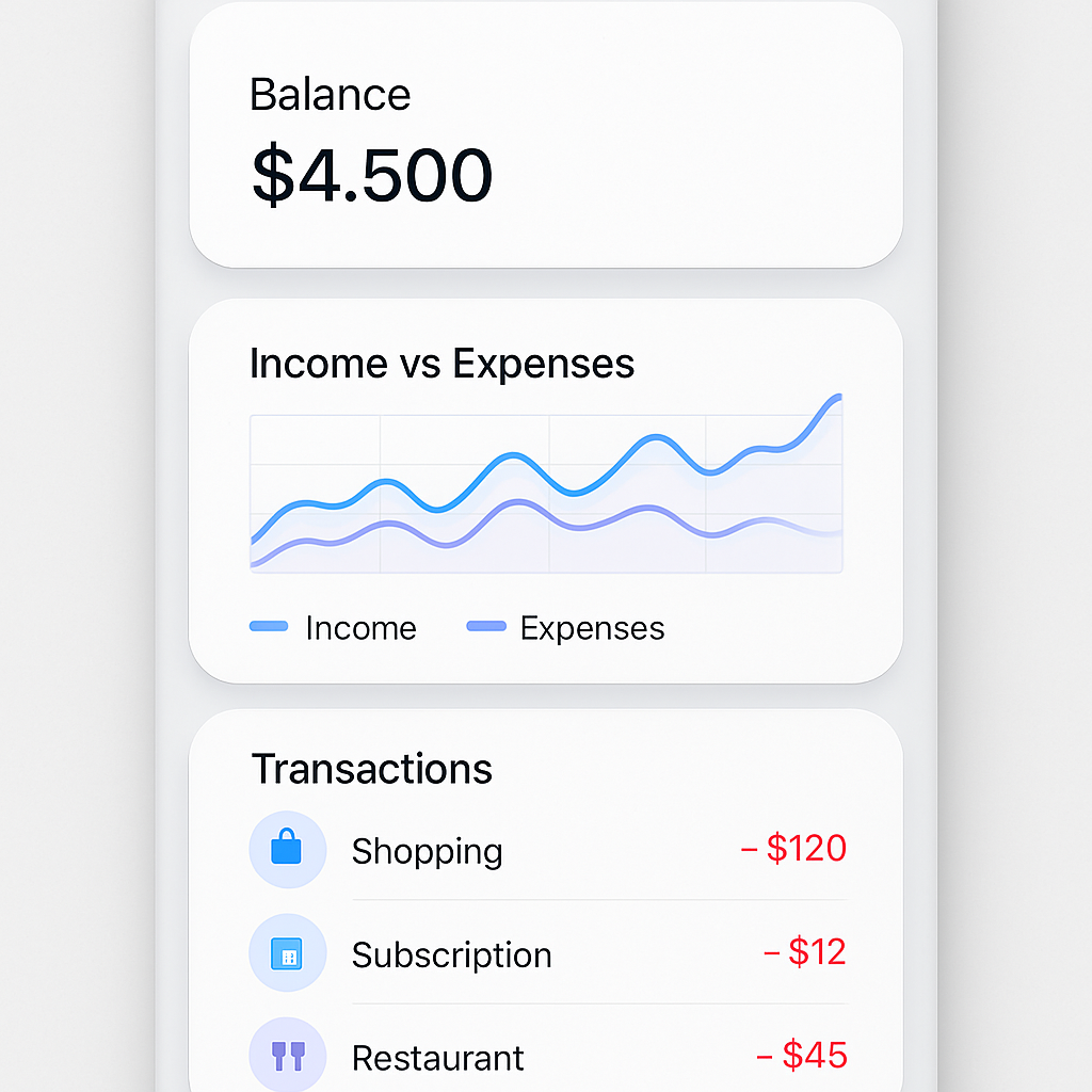 Mobile App UI Project
