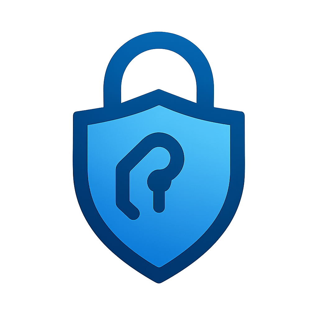 Lock & Shield Logo representing secure coding