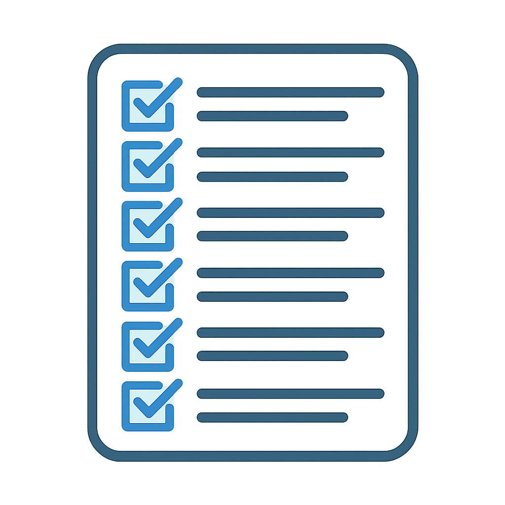 Checklist icon for OWASP Top 10